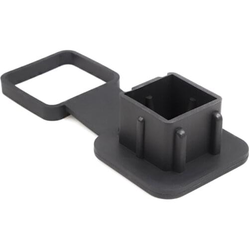 G99F Car Plug Cover Hook Dust Plug Square Mouth Protective Cover for 2 Inch Receivers Towing Hitch Rubber Covers