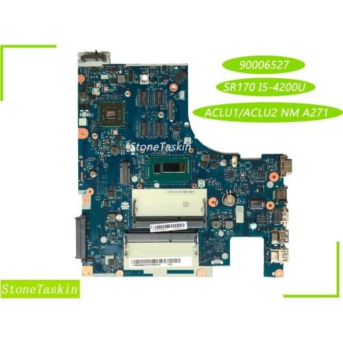Best Value 90006527 for Lenovo Ideapad G50-70 Laptop Motherboard ACLU1/ACLU2 NM A271 SR170 I5-4200U 216-0856050 DDR3 100% Tested