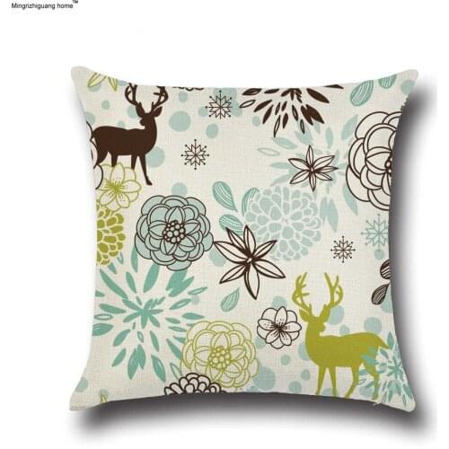 1PC New Deer Sofa Bed throw pillow case cushions home decor decorative Cushion cover capa de almofada quality first OU 013
