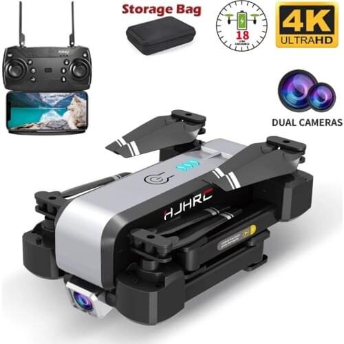 NEW RC Drone Quadcopter with Dual Camera HD Face Recognition Gravity Sensing WiFi FPV Drones Selfie Dron kids Toys Gifts Beginne