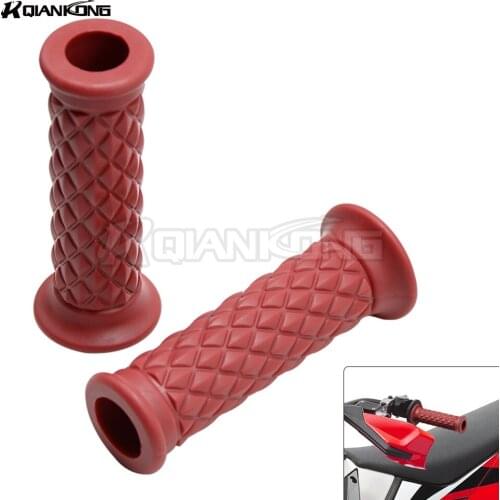 R QIANKONG 7/8" 22mm Motor Rubber Handlebar Hand Grips For honda CBR1000RR Cbr 600 PCX125 150 250 MSX 125 200 400 MSX125 HORNET