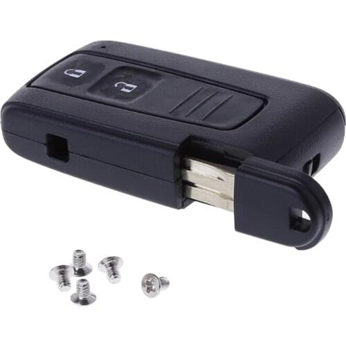 T3ED 2 Buttons Remote Smart Car Key Case Cover for toyota Corolla Verso Toy43 Uncut Blade