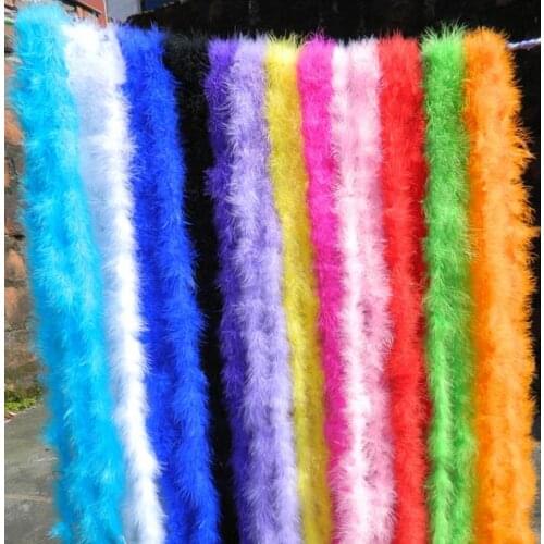 Wedding Party DIY Decorations Feather Boa 2 meter Fancy Dress Hen Night Party Burlesque Scarf Gift Bouquet wrap accessory