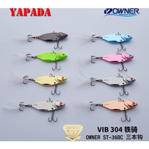 YAPADA VIB 304 Steel Battalion 20g/25g 62-65mm strengthen Treble Hook Feather Multicolor Zinc alloy Metal VIB Fishing Lures Bass