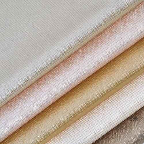 1 Meter Faux Leather Fabric for Seat Upholstery Bag Wall Background Door Decroation Belt Artificial Imitation Leather Cloth Gold