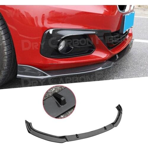3PCS ABS for BMW 1 Series F20 Sedan Base 118i 120i 125i 2017-2019 Car Front Bumper Lip Spoiler Winglets Splitters