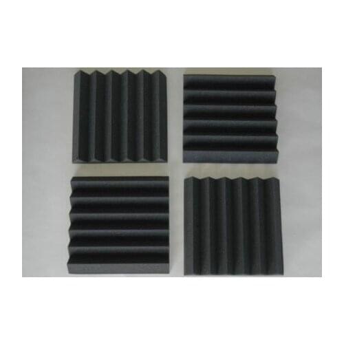 4 PCS 6T Wedge Acoustic Studio Sponge Best Price Soundproofing Absorption Foam