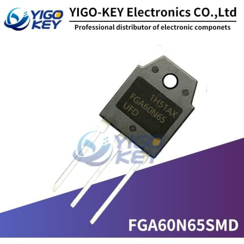 5PCS FGA60N65SMD TO-3P FGA60N65 TO3P TO-247 60N65 Transistor