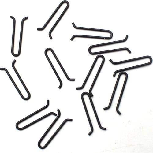 50pcs Carp Fishing Accessories Lead Loops For Making Leads Method Feeder Hair Rigs Lead Weight Swivels & Loops For Carp Tackle