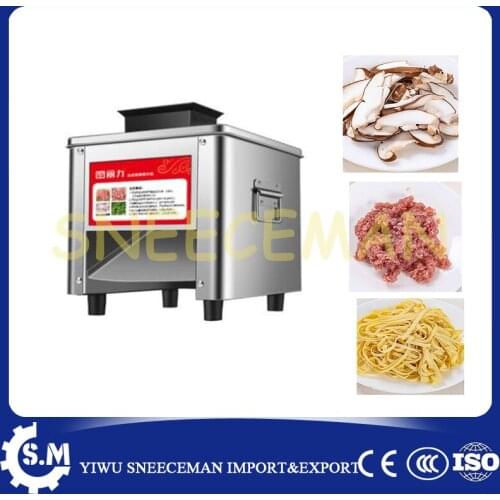 Stainless steel automatic commercial meat slicer Household vegetable cutter cogined meat clove scoine machine