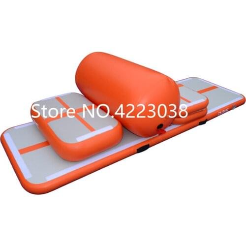 Free Shipping A Set(6 Pieces) Air Sealed DWF Inflatable Air Track For Sale,Inflatable Airtrack Gymnastic Air Mat