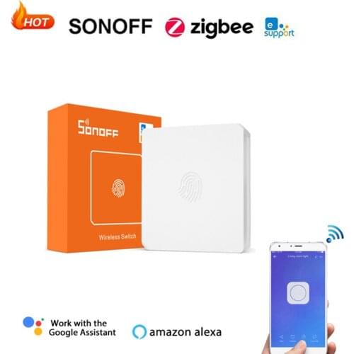 SONOFF Zigbee SNZB-01 Wireless Smart Switch ZBBridge Required Smart Home EWelink APP Voice Remote Control With Alexa Google Home