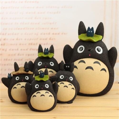 Large Size Totoro Piggy Bank Resin Totoro Creative Money Box Artware Figurines Japanese Style Coin Box 1 Piece Free Shipping