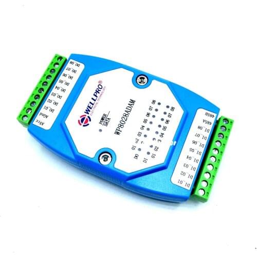 Digital input and output module Isolated 8DI/8DO MODBUS communication-WP8028ADAM