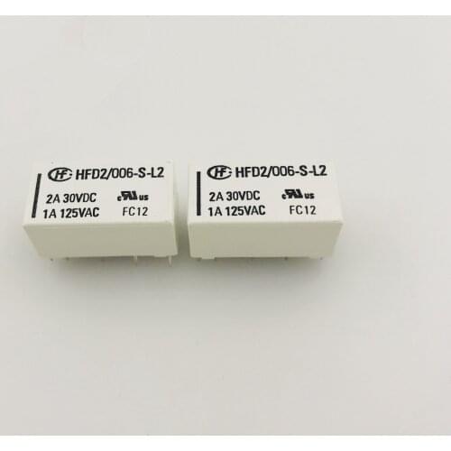 HFD2-006-S-L2 6VDC 1A 125VAC relays