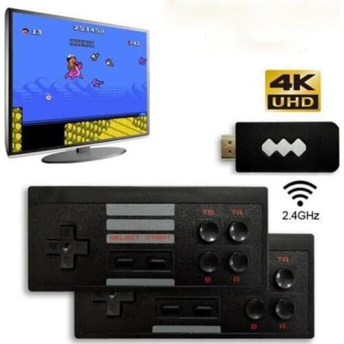 Video Game Console USB Wireless Handheld TV Mini Console Build In 620 Classic 8 Bit Games Dual Gamepad HDMI Output