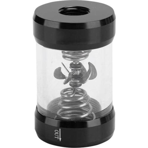 PC Water Cooling Flow Meter G1/4 Thread Cylinder Water Flow Indicator Liquid Flow Meter for Computer Water Cooling System