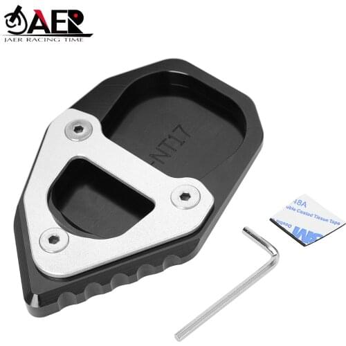 JAER CNC Kickstand Extension Plate Foot Side Stand Enlarge for BMW R nine T r ninet 2017 2018 2019