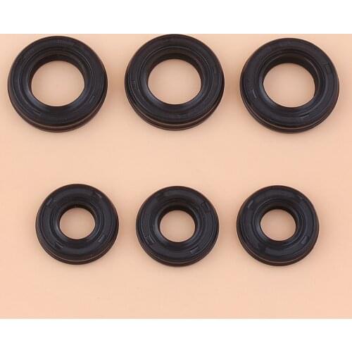 3Pairs Crankshaft Oil Seals Set For Honda GX35 GX 35 35.8cc Strimmer Brush Cutter Mowers 4-Stroke Small Engine Motor Replacement