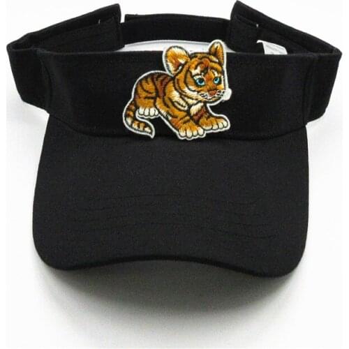 LDSLYJR tiger animal embroidery Visors Baseball Cap Adjustable Snapback cap for men and women 313