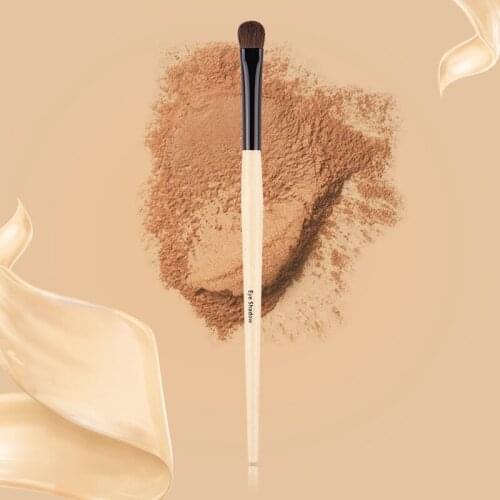 Eye Shadow Makeup Brush - Wood Handle Small Round Eye Nose Cosmetics Beauty Tool