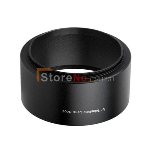 2pcs 52mm Tele Metal Lens Hood For Nik&n 18-55 Canon 50/1.8 Pentax lympus With Tracking Number