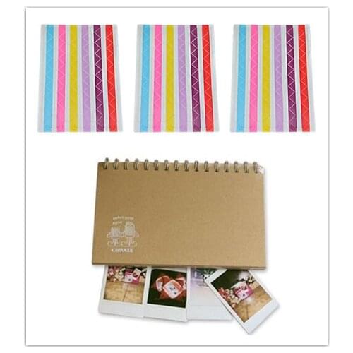 60 Pockets 3-inch Calendar Mini Photo Album with 3 Sheets Film Corner Stickers DIY Diary for Fuji Instax Mini 9 8 8+ 90 7s Film