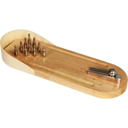 Mini Bowling Ball Toy Durable Lightweight Wooden Table Gameplay safe strong light durable a fingertip feel Portable and fun