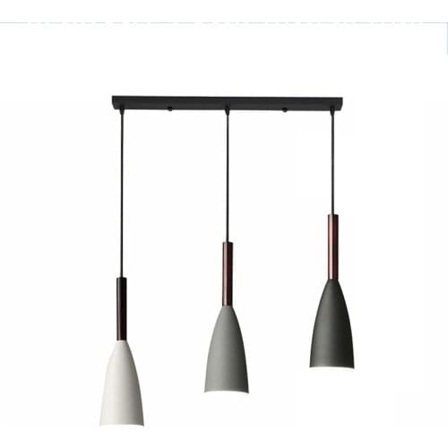 Modern Pendant Lighting Nordic Minimalist Pendant Lights Over Dining Table kitchen island hanging lamps dining room lights E27