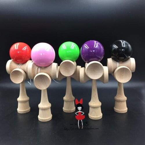 TWB retail Table tennis5cup PU paint kendama outdoor Adult educational PU Paint tribute