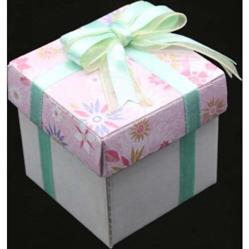 YINISE Metal Cutting Dies For Scrapbooking Stencils Gift Box Scrapbook CUT DIY Paper Package Party Decoration Embossing Die Cuts