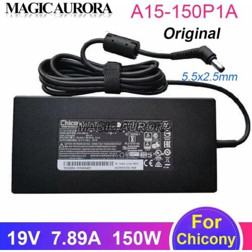 CHICONY A15-150P1A Laptop Charger AC Adapter 19V 7.89A For CLEVO P950HP P957HP3 NP8953 P955ER NB55TK1 N870HK NB55TJ1 P950HP6