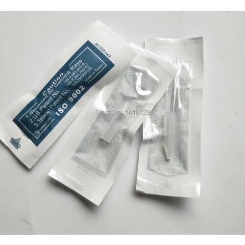 100 Pcs/lot Disposable Cross Needle Caps For Round/Flat Needles of Permanent MakeUp Eyebrow and Lip Merlin Tattoo Machine
