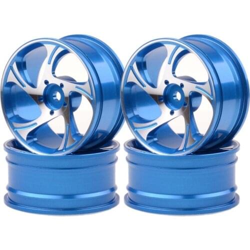 4P Aluminum On-Road Drift 5 Spoke Wheels/Rims 1058 For RC 1/10 Sakura HSP Tamiya