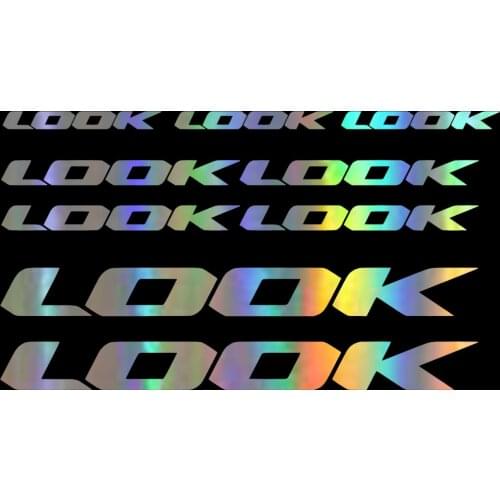 9 stickers for look-Frame adhesive stickers velo bike pedals