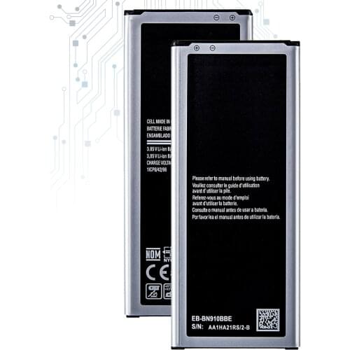 Battery EB-BN910BBE For Samsung Galaxy Note 4 Note4 N910 N910H N910A N910C N910FQ N910X 3220mAh EB BN910BBE Battery