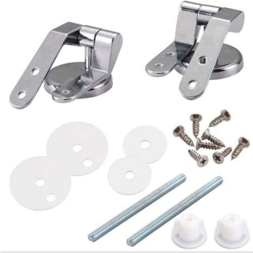 Zinc Alloy Toilet Hinge Accessories with Screw Parts Hardware Accessories