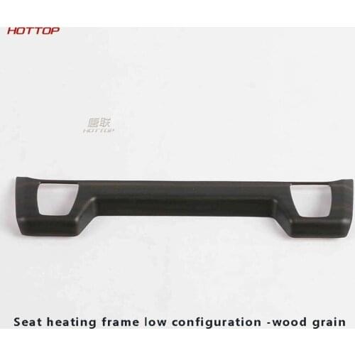 For Toyota RAV4 Car Air Conditioning Seat heating Switch Frame Trims Interior Accessories Carbon Fiber 2019 2020 2021