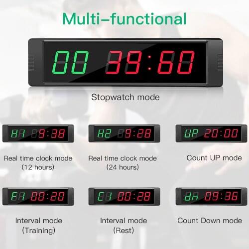 Ganxin Free Shipping 1-4 inch Programmable crossfit timer