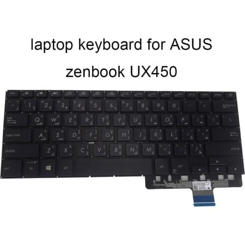AR Arabic WB notebook PC backlit keyboard for ASUS zenbook Pro 14 THE UX450 UX450FD UX450FDX LAPTOP keyboards New 0KNB0 262LAR00