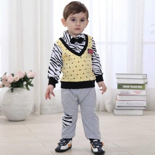 Korean Clothing Store Kids Clothes Boys 3 Years 4 Years 5 Years Children Clothing Manufacturers China Boys Tie Bow Kids Set