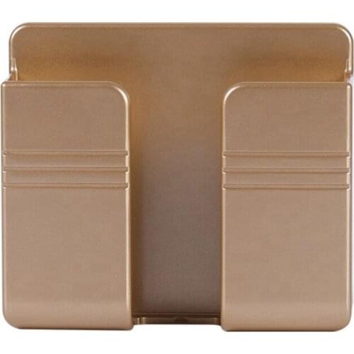 HOT-Wall Mounted Organizer Box Remote Control Mounted Mobile Phone Plug