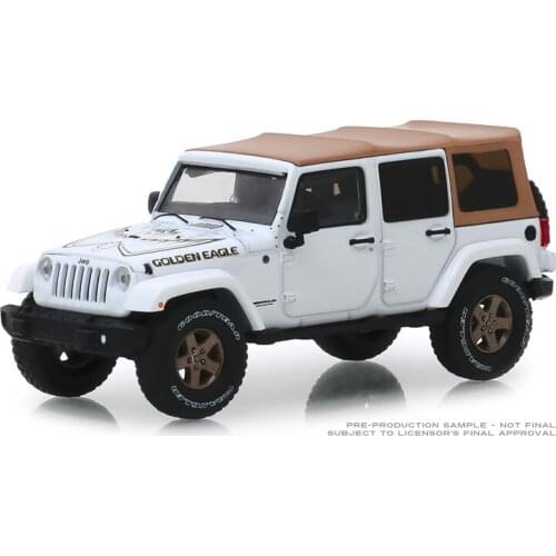 GreenLight 1:43 2014 Jeep Wrangler Rubicon Alloy model car Metal toys for childen kids diecast gift