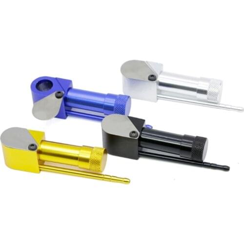 Fashion 90MM Metal Tobacco Pipes Smoking Pipe Rasta Novelty Items Gift Herb Aluminum Alloy Pressure Creative Mouthpiece