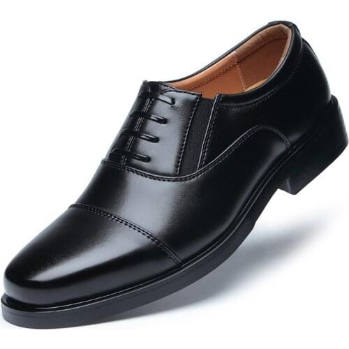 Newly Mens Quality Microfiber Leather Shoes Social Size 38-44 Top Head Leather Autumn Office Shoes Soft Man Dress Shoes