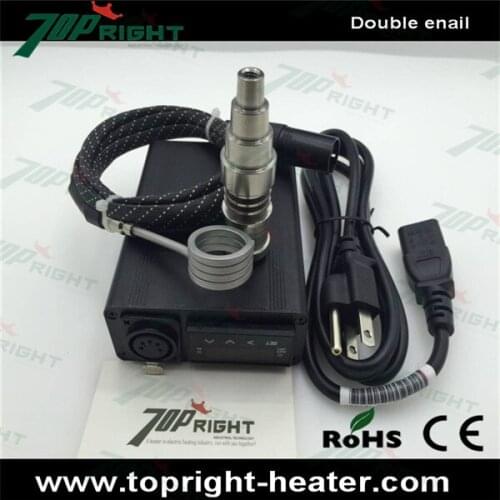 The 120v 150w coil heater with titanium nail match single temperature control box