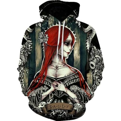 New Halloween Hoodie Men/Women 3D Printing Hoodie Funny Pullover Spring and Autumn Funny Hoodie Hip hop jacket Streetwear tops