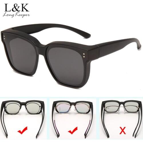 Vintage Night Vision Driving Goggles for Men Fit Over For Myopia Glasses Classic Polarized Sunglasses Male Outdoor Gafas De Sol