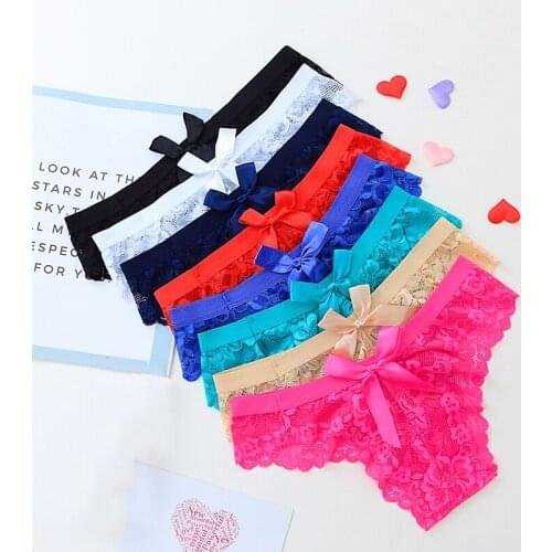 Sexy Transparent Lace Bandage G String Women Underwear Thongs Panties Intimates Lingerie Girl Thongs Briefs Tangas Calcinha