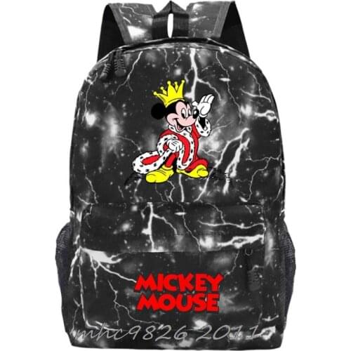 Men Women Boys Girls Mickey Mouse Minnie School Bags Beautiful New Pattern Teens Mochila Student Fashion Rucksack